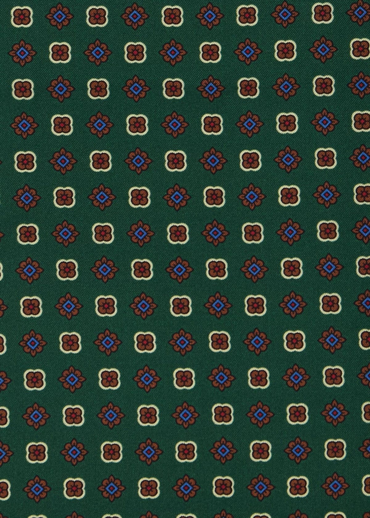 Medallion Silk Pocket Square - Paul Stuart Customer Favorite