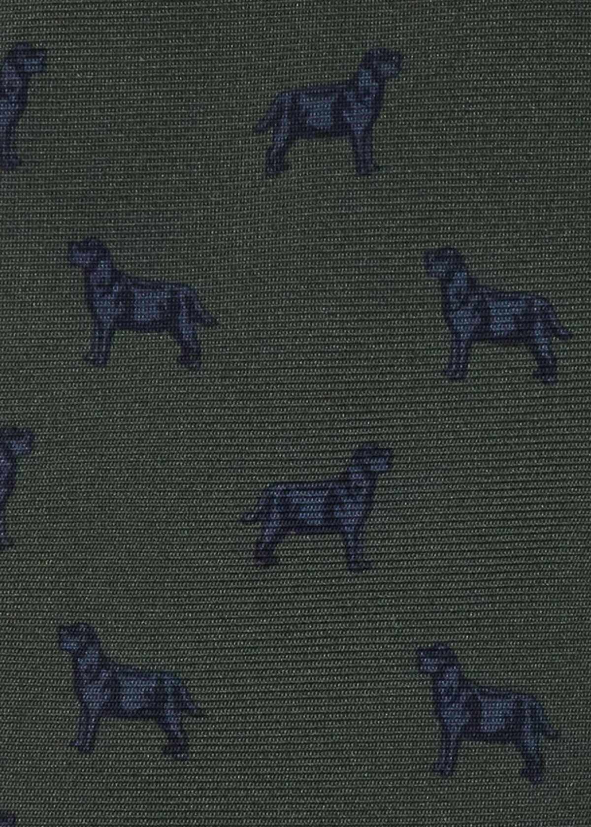 Black Lab Silk Tie - Paul Stuart Top Pick