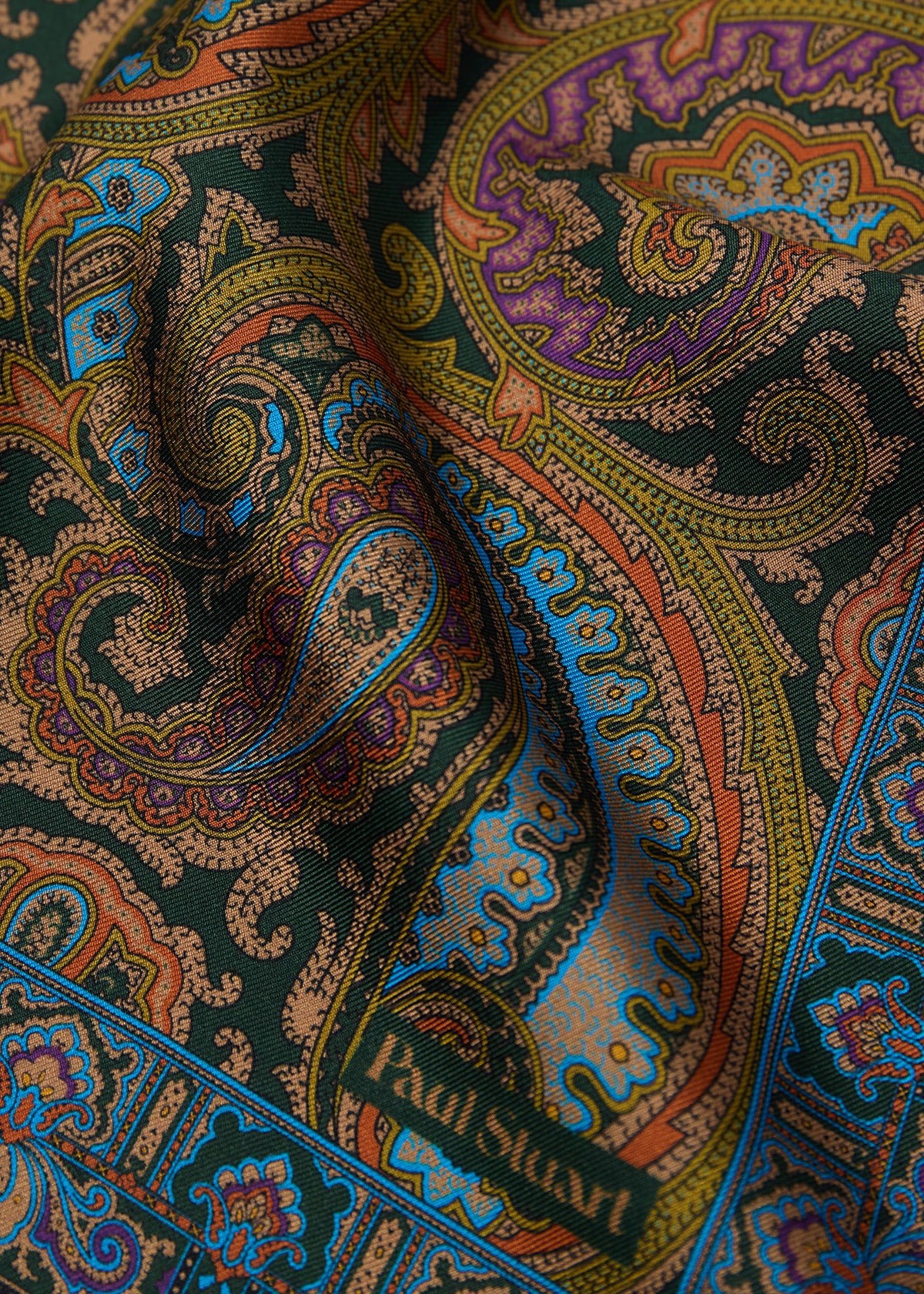 Paisley Silk Pocket Square - Paul Stuart Recommended