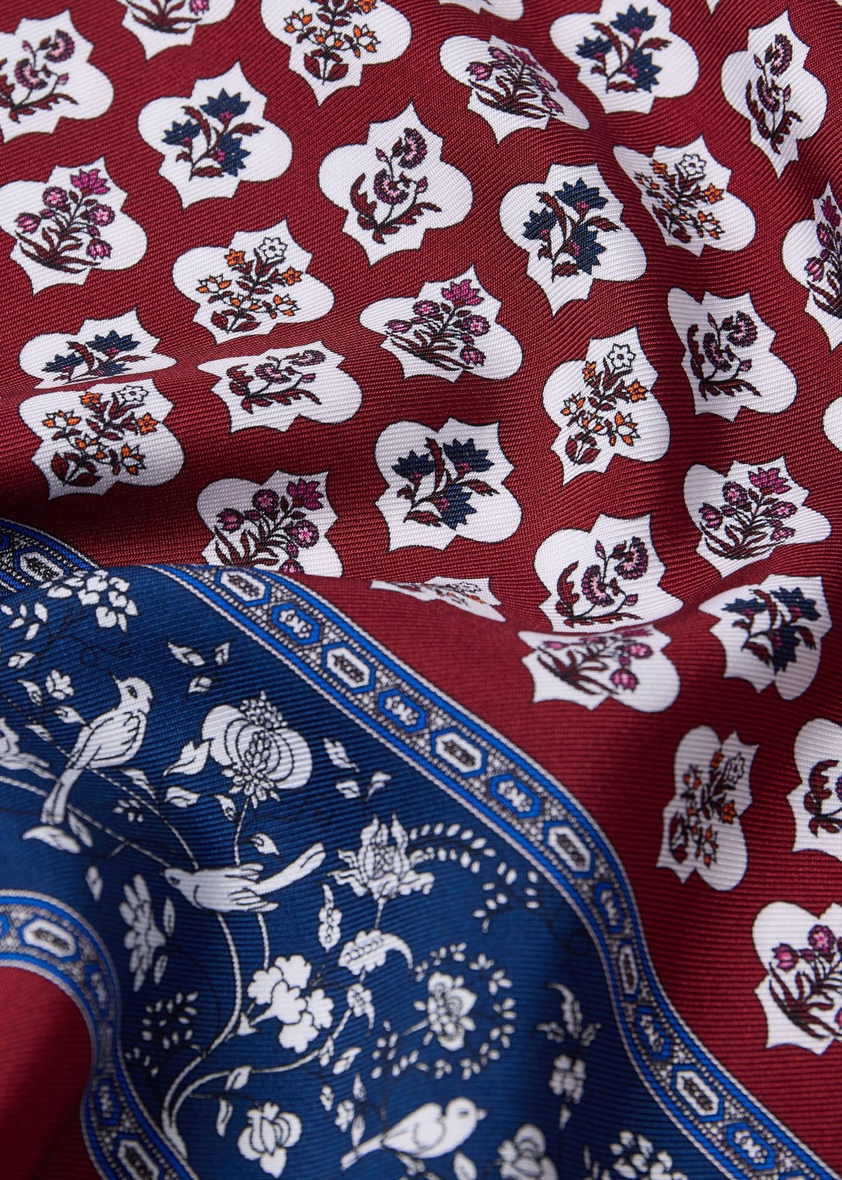 Silk Floral Medallion Silk - Paul Stuart Popular