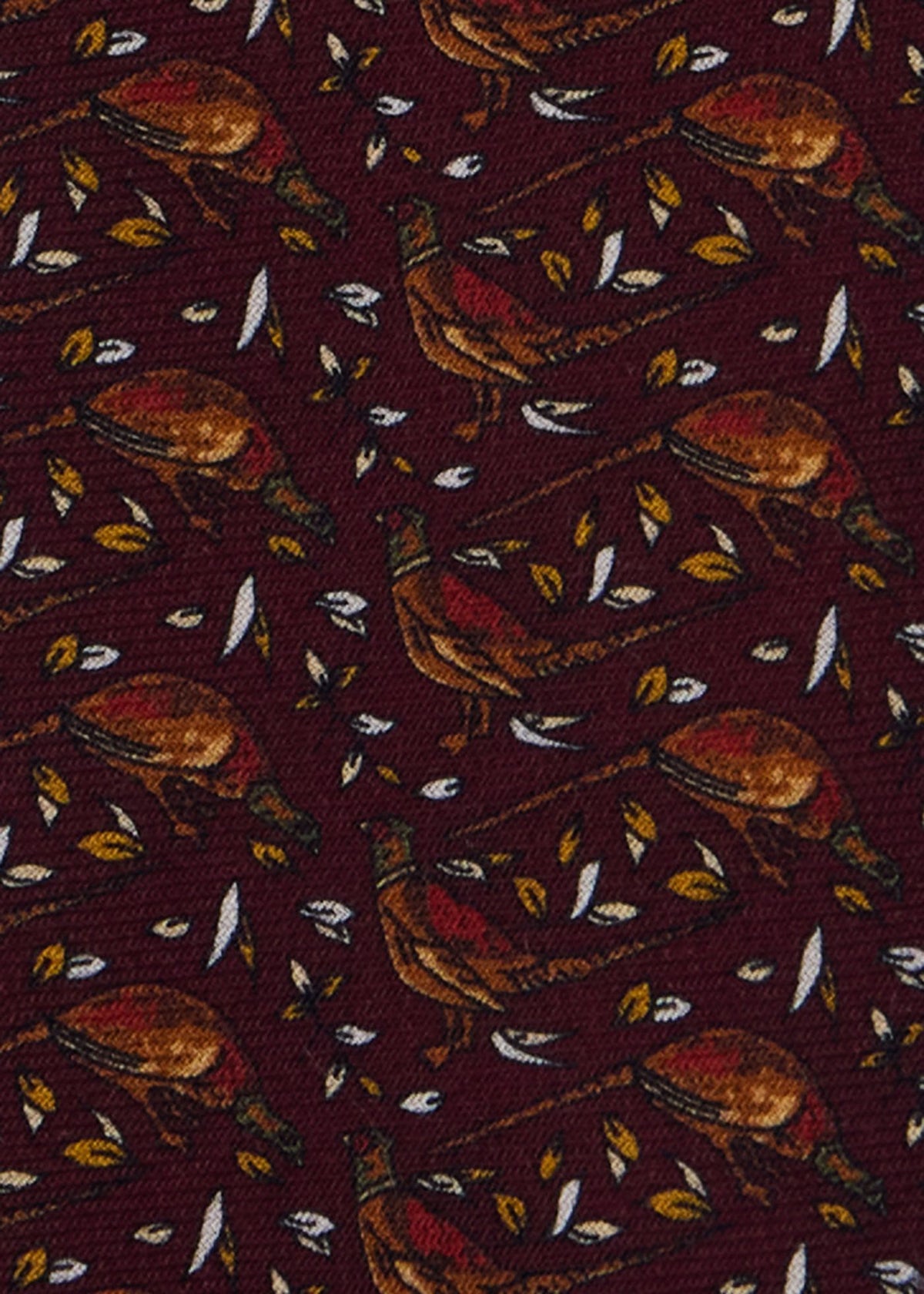 Pheasant Wool & Silk Tie - Paul Stuart Recommended