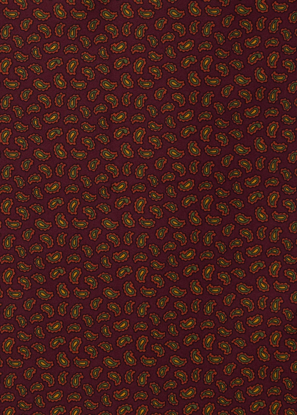 Micro Paisley Silk Pocket Square - Paul Stuart Latest