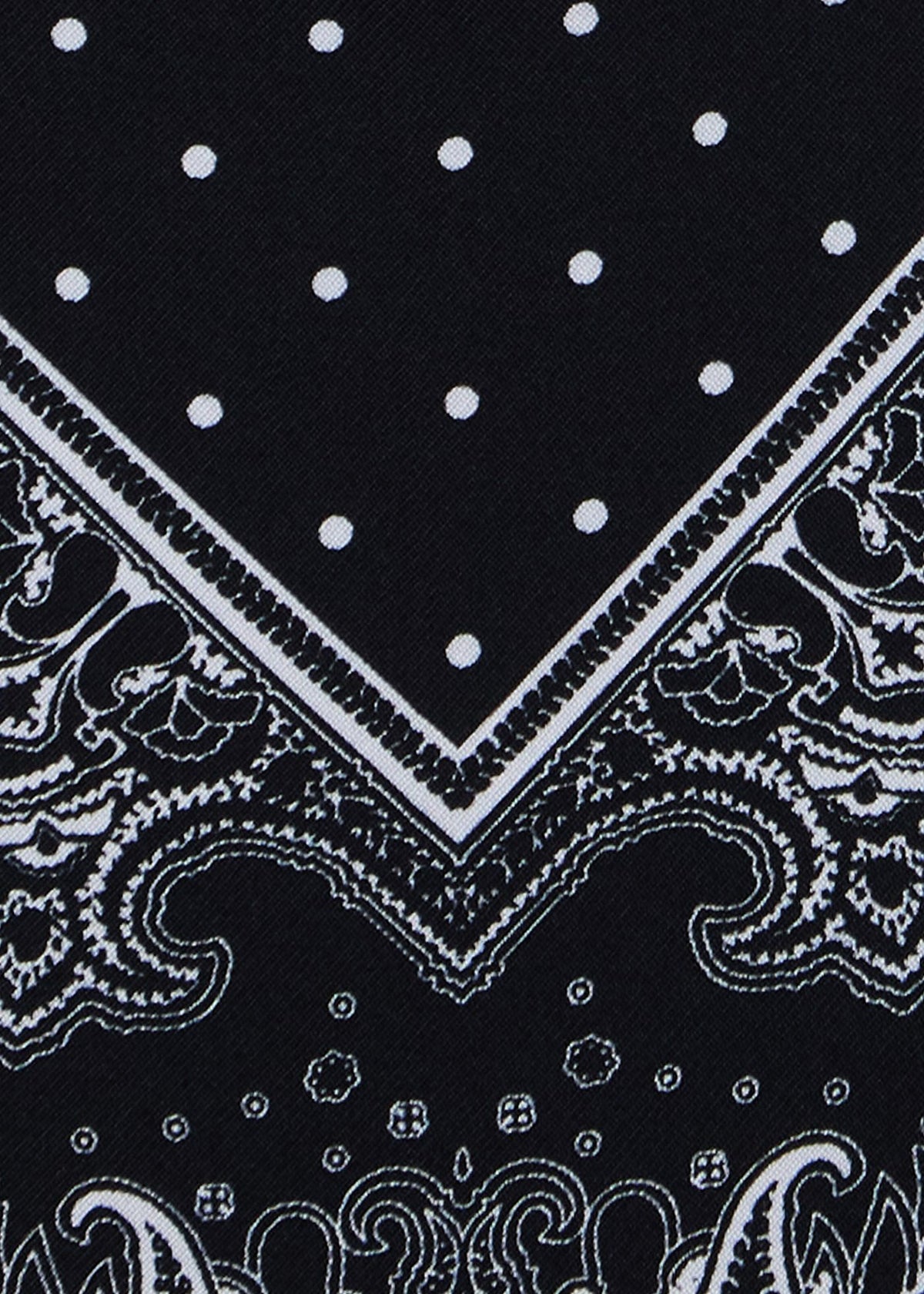 Dot Motif Silk Ascot - Paul Stuart Best Seller