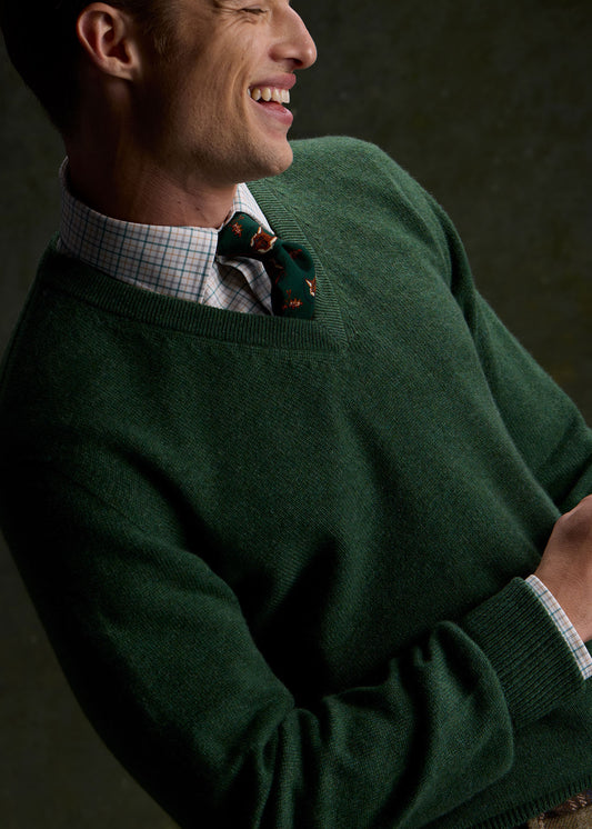 Classic Cashmere V-Neck Sweater - Paul Stuart Classic