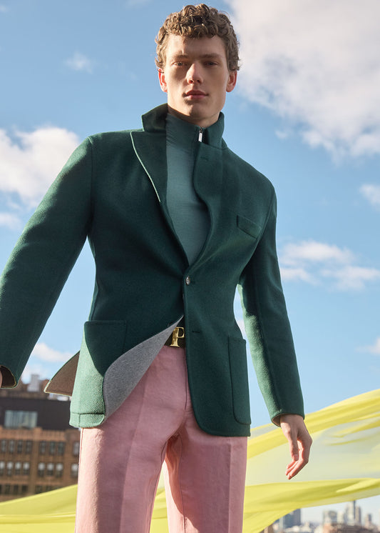 Cashmere & Silk Quarter ZipĀ Pullover - Paul Stuart Classic