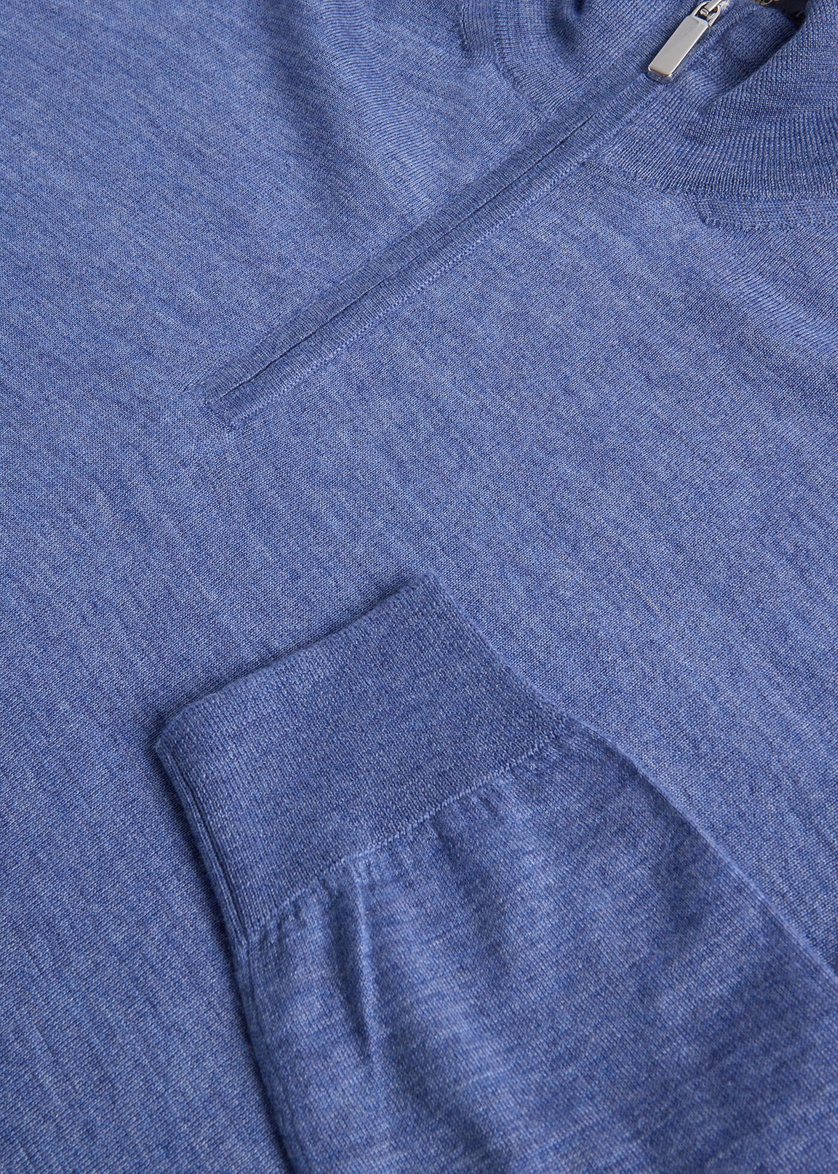 Cashmere & Silk Quarter Zip Pullover - Paul Stuart New