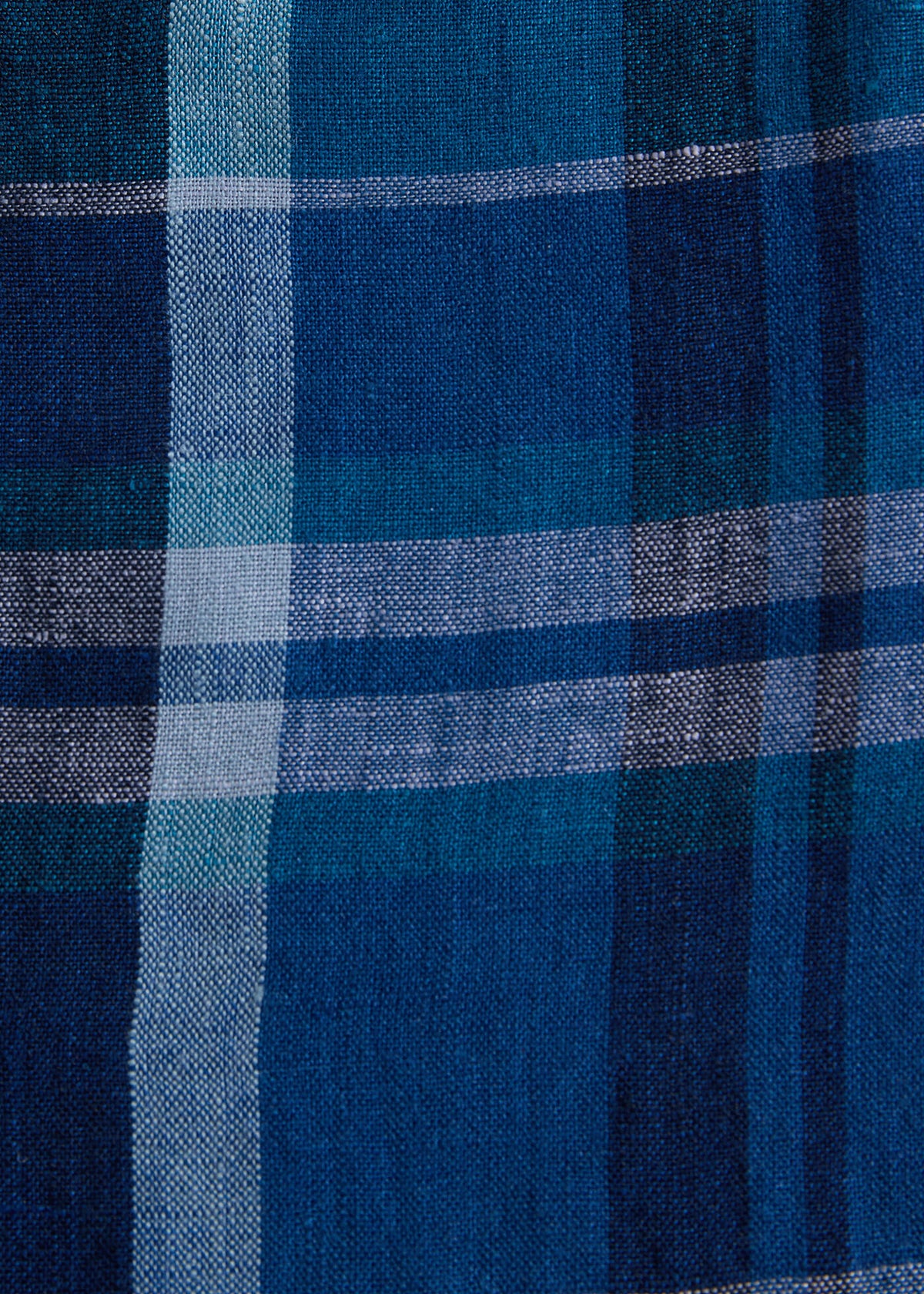 Linen Madras Shirt - Paul Stuart Discount