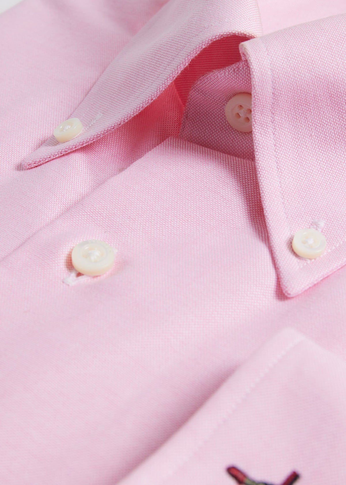 Cotton Oxford Logo Sport Shirt - Paul Stuart Signature