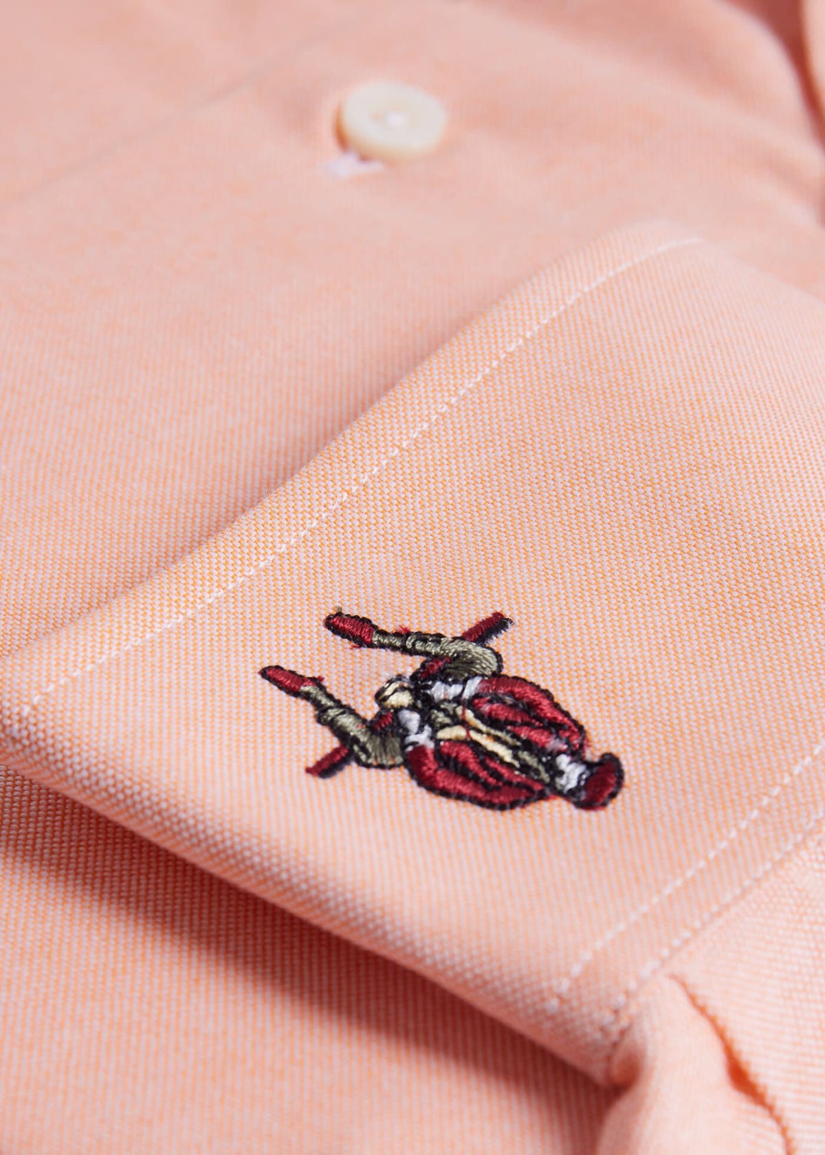 Cotton Oxford Logo Sport Shirt - Paul Stuart Signature