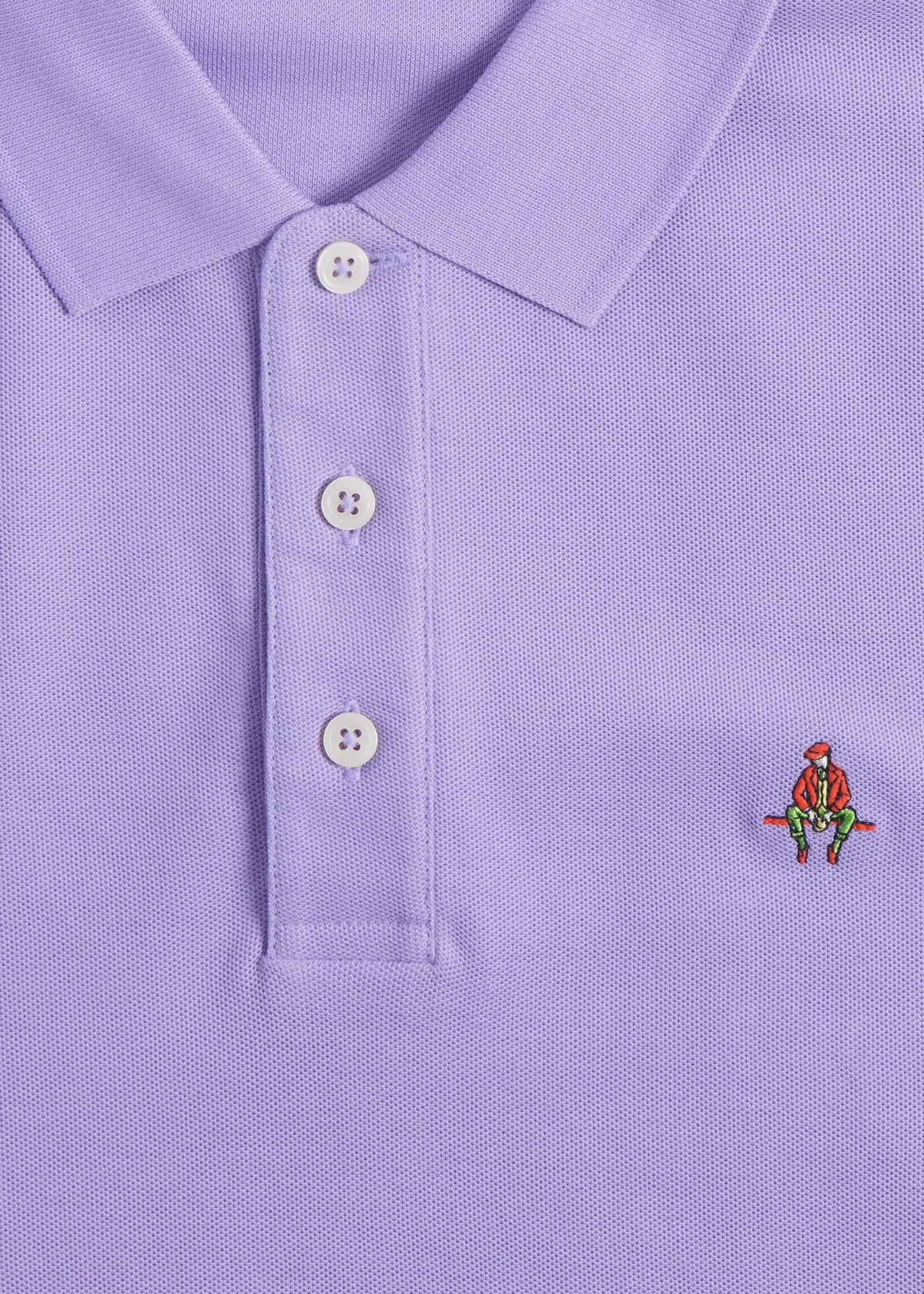 Cotton Pique Logo Polo - Paul Stuart Signature