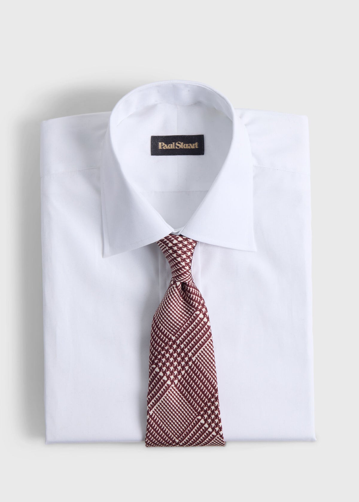 Printed Silk Glenn Plaid Tie - Paul Stuart Special Offer
