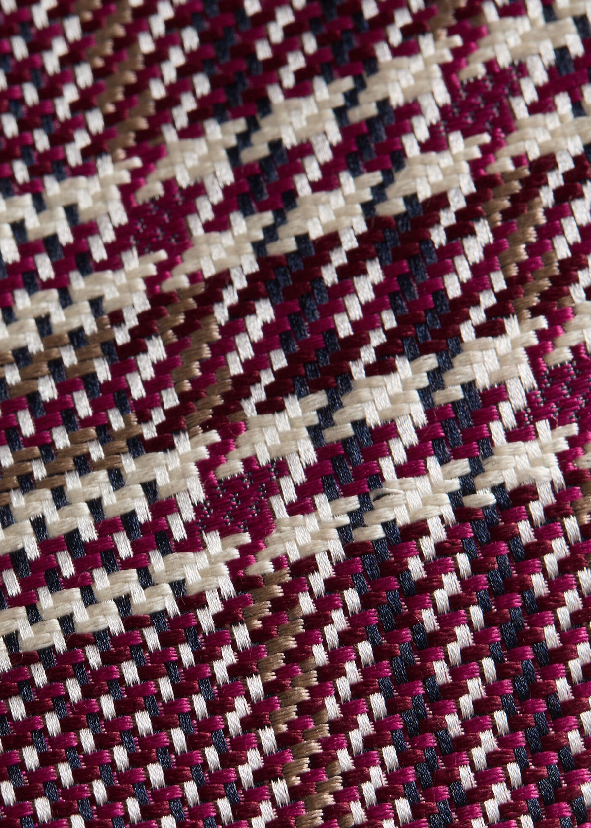 Woven Silk Large Plaid Tie - Paul Stuart Sale