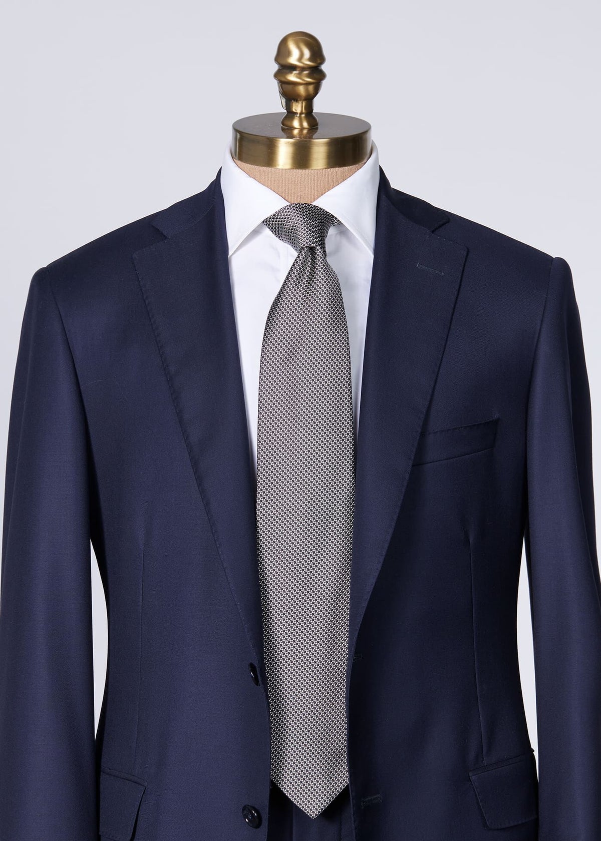 Woven Silk Micro Deco Tie - Paul Stuart Premium
