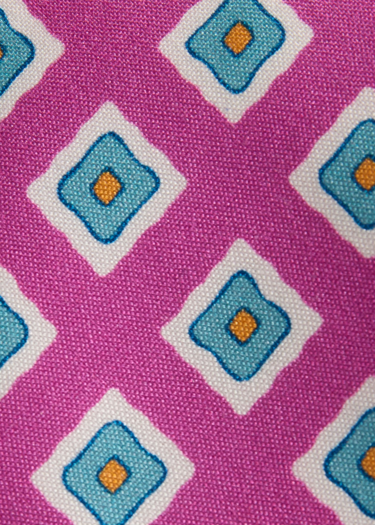 Medallion Print Habotai Silk Tie - Paul Stuart Sale