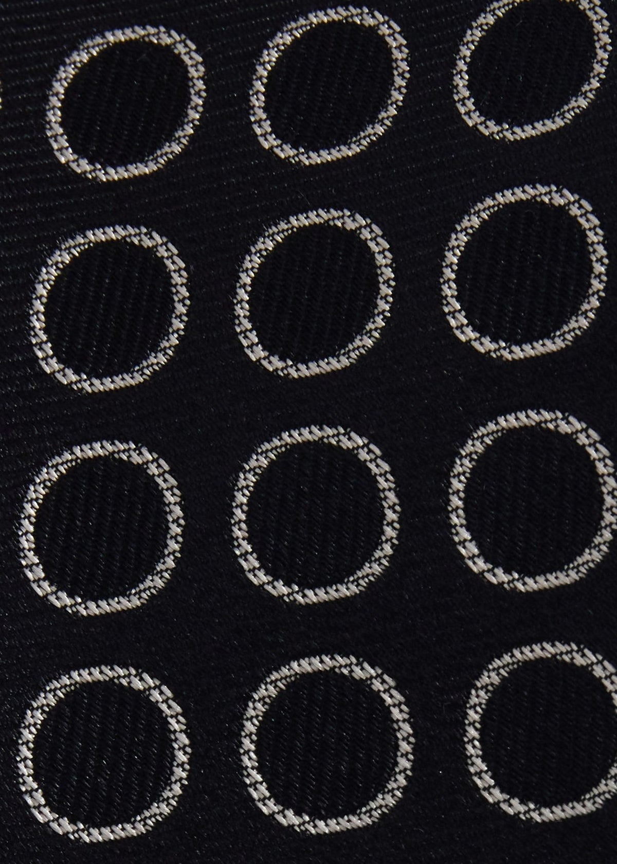 Woven Silk Circles Tie - Paul Stuart Classic