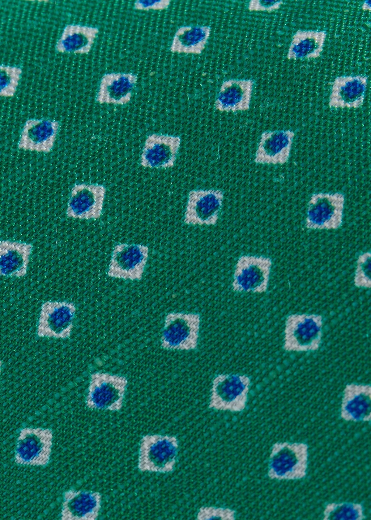 Silk Diamond Medallion Print Tie - Paul Stuart Featured
