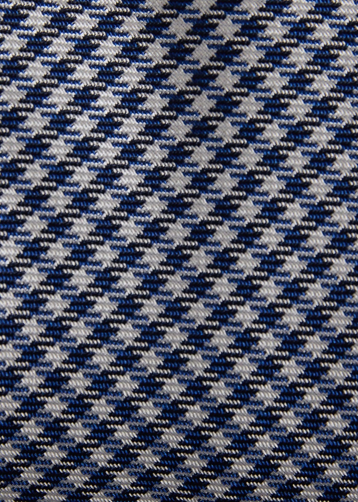 Woven Silk Houndstooth Tie - Paul Stuart Quality