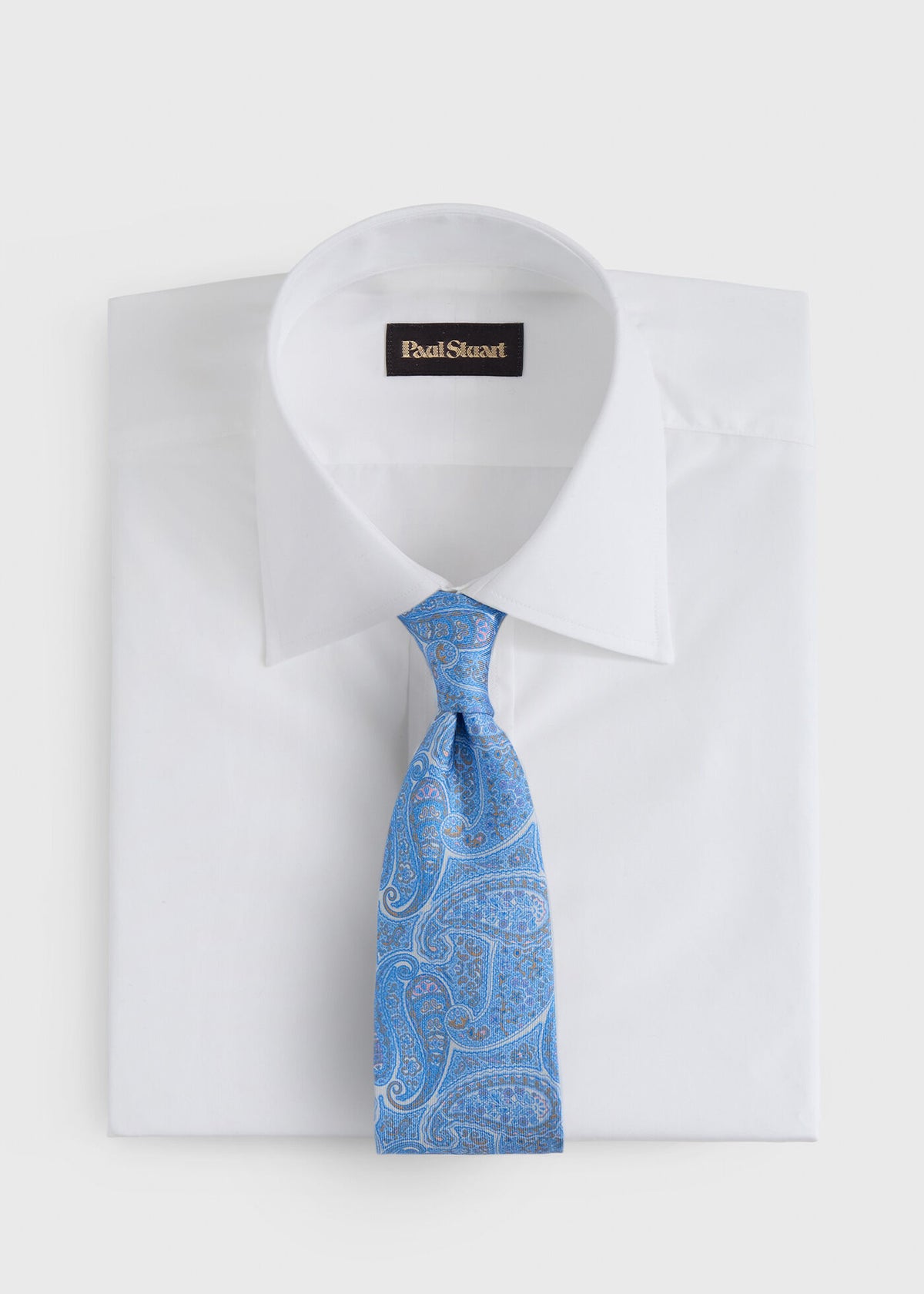 Silk Tonal Paisley Print Tie - Paul Stuart Recommended