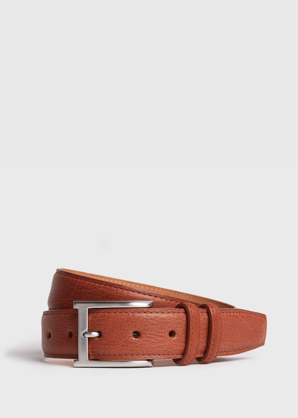 Textured Bison Belt - Paul Stuart Best Seller