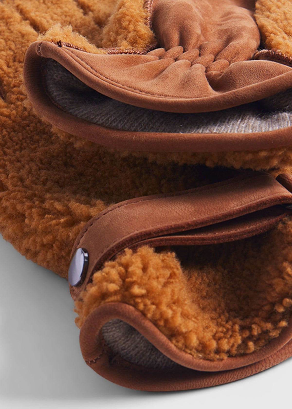 Shearling and Leather Gloves - Paul Stuart Best Price