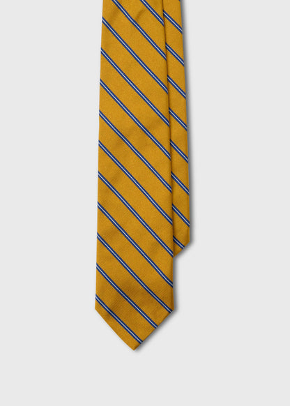 Repp Stripe Silk Tie - Paul Stuart Value