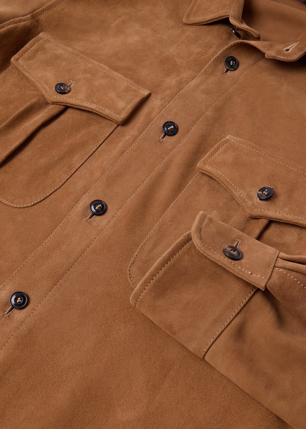 Suede Outershirt - Paul Stuart Best Seller