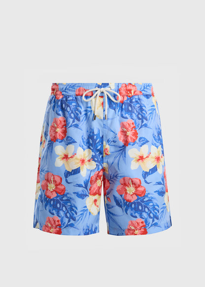Tropical Print Swim Trunk - Paul Stuart Smart Buy