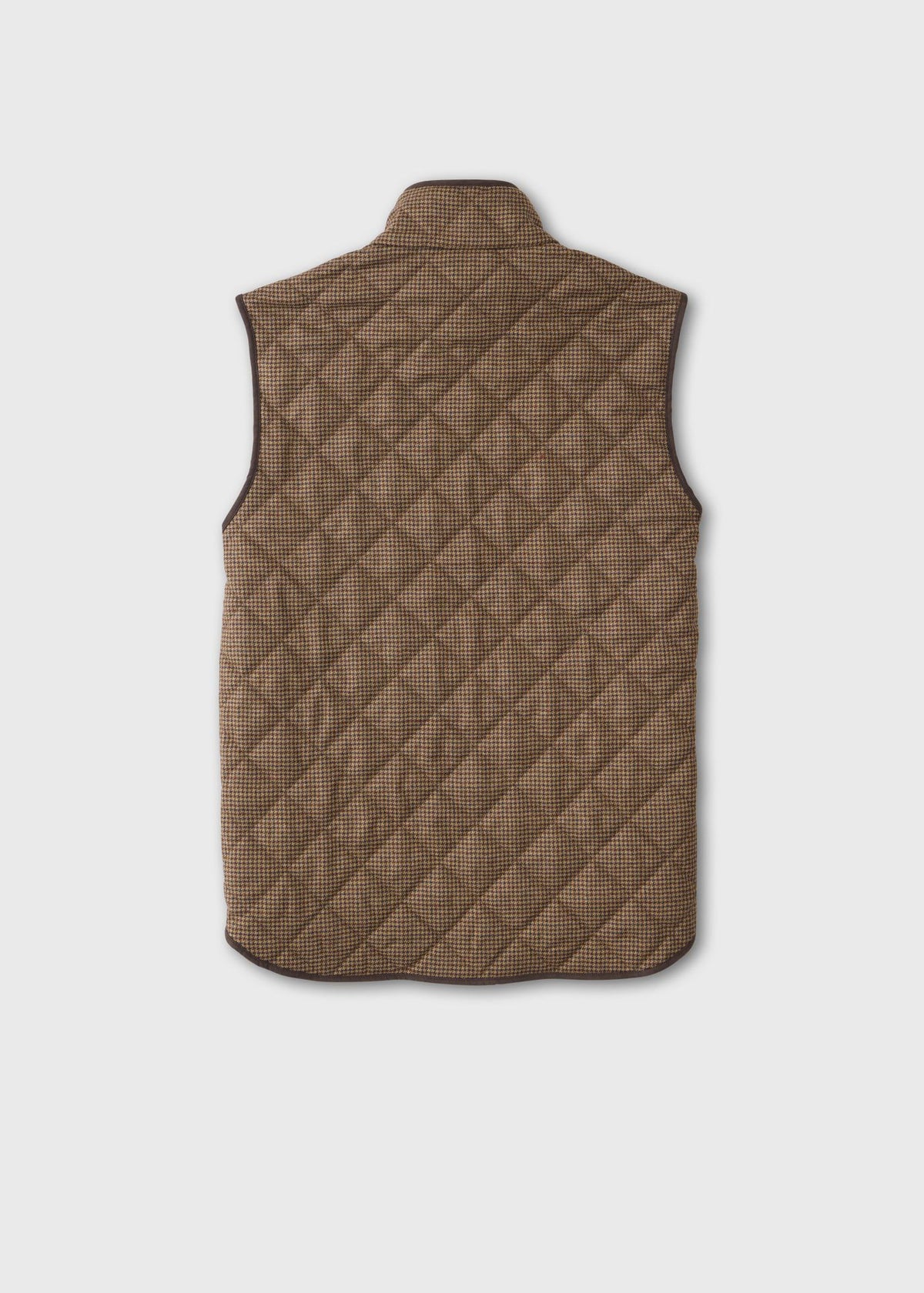 Wool Check Quilted Vest - Paul Stuart Premium