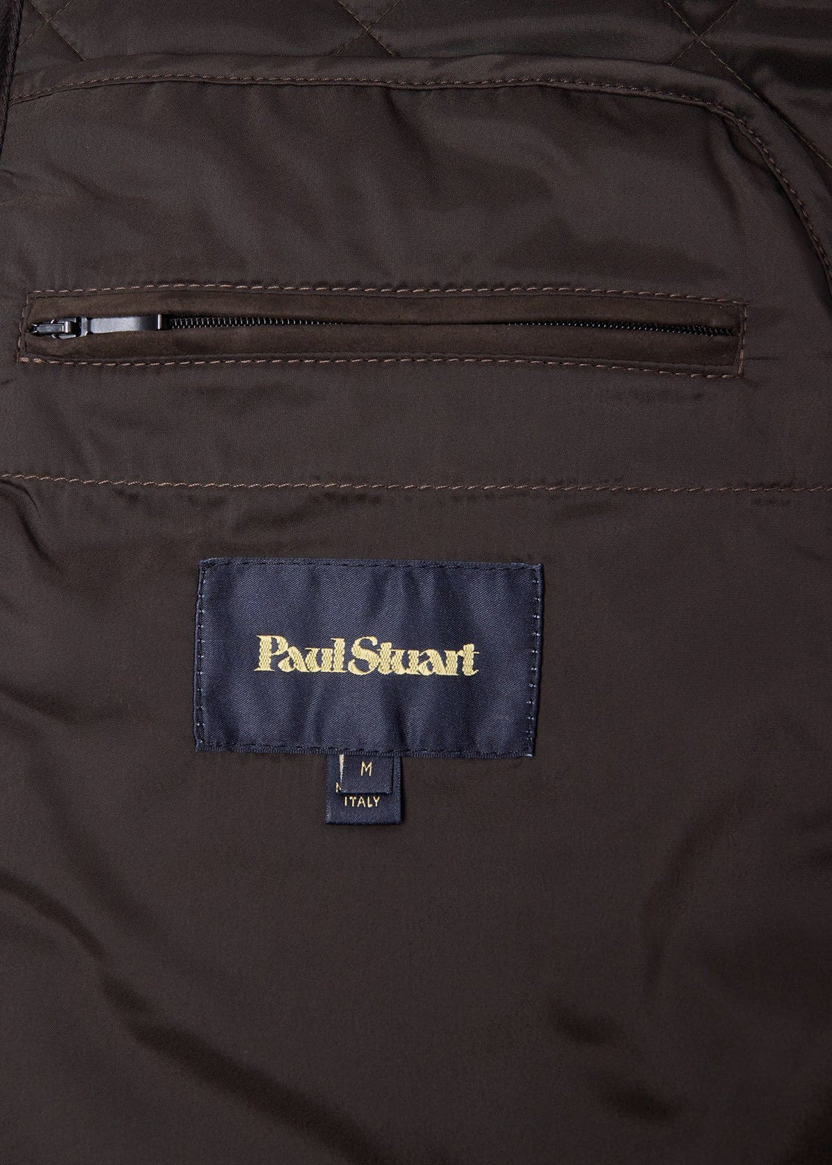 Wool Check Quilted Vest - Paul Stuart Premium