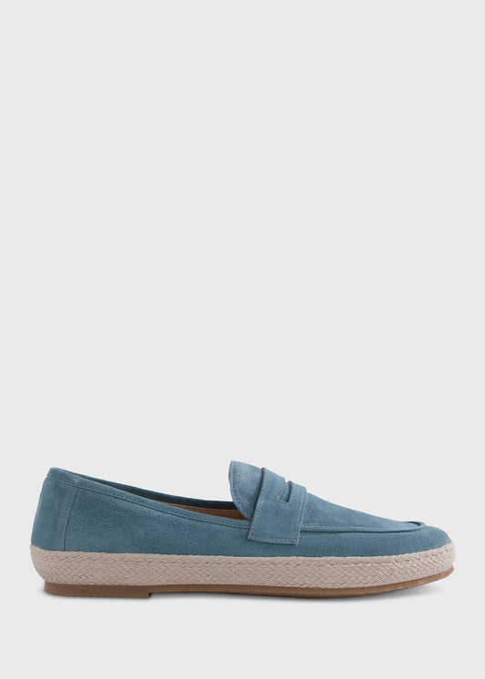 LLoyd Suede Penny Loafer Espadrille - Paul Stuart Latest