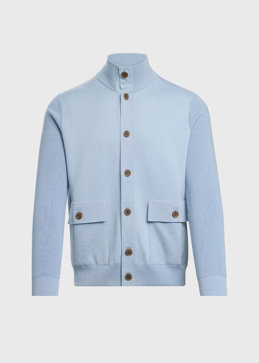 Silk & Cotton Blouson Cardigan - Paul Stuart Great Value