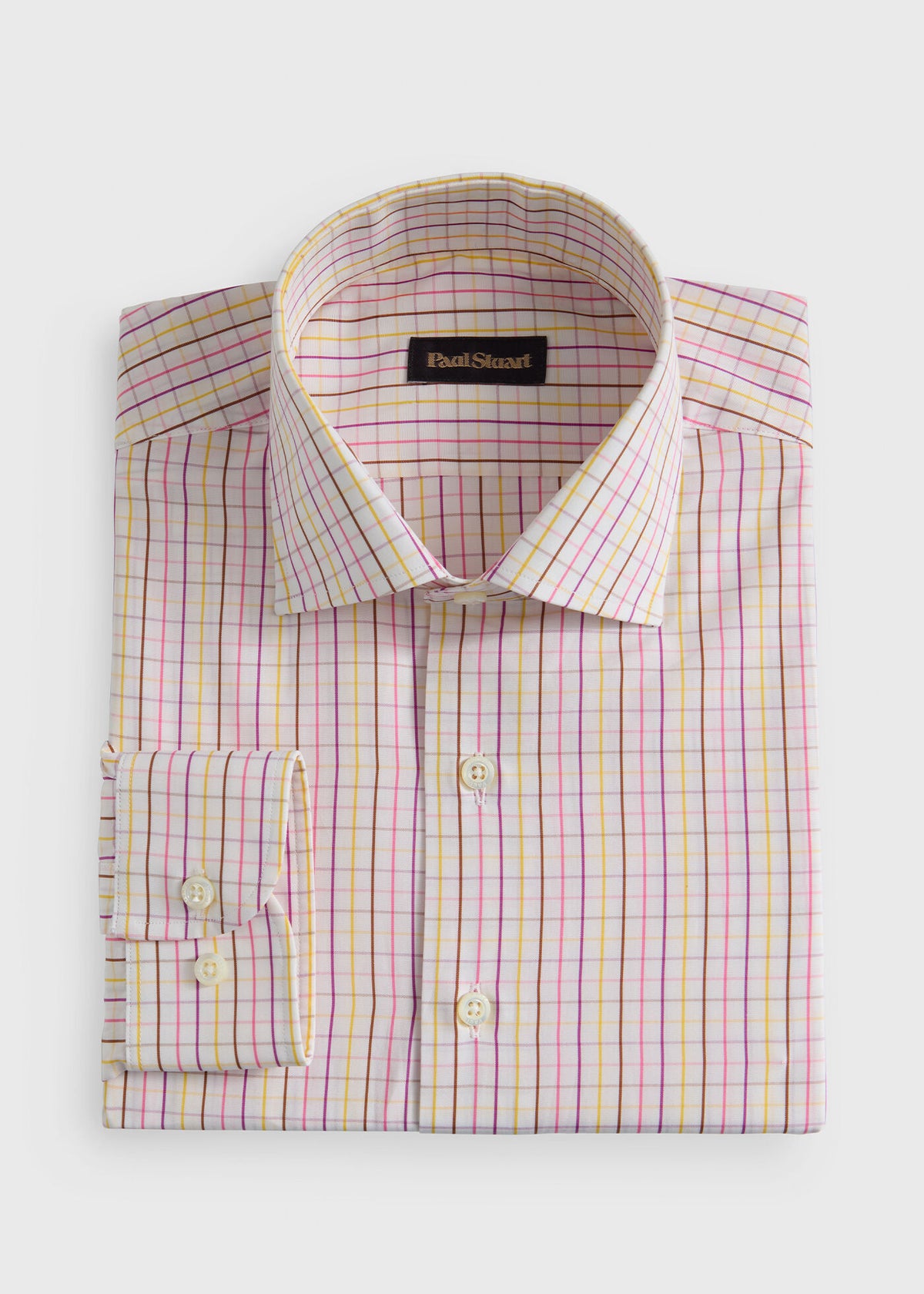 All Year Cotton Tattersall Sport Shirt - Paul Stuart Classic