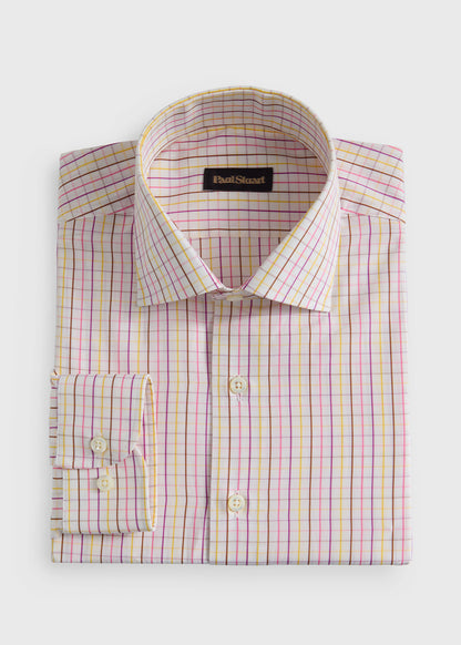 All Year Cotton Tattersall Sport Shirt - Paul Stuart Classic