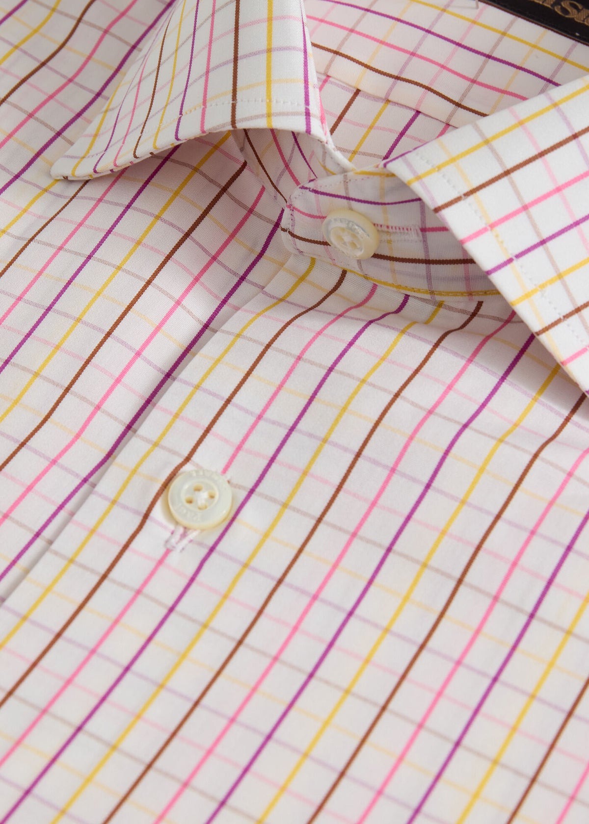 All Year Cotton Tattersall Sport Shirt - Paul Stuart Classic