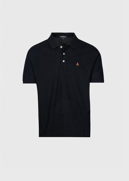 Cotton Pique Logo Polo - Paul Stuart Smart Buy