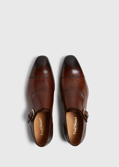 Giordano Leather Monk Strap - Paul Stuart Best Price