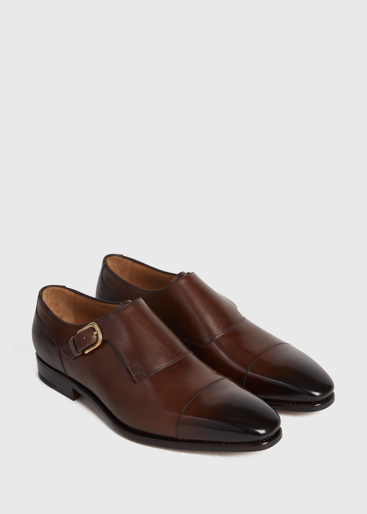 Giordano Leather Monk Strap - Paul Stuart Best Price