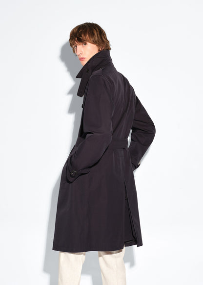 Double Breasted Cotton Trench Coat - Paul Stuart Hot Sale