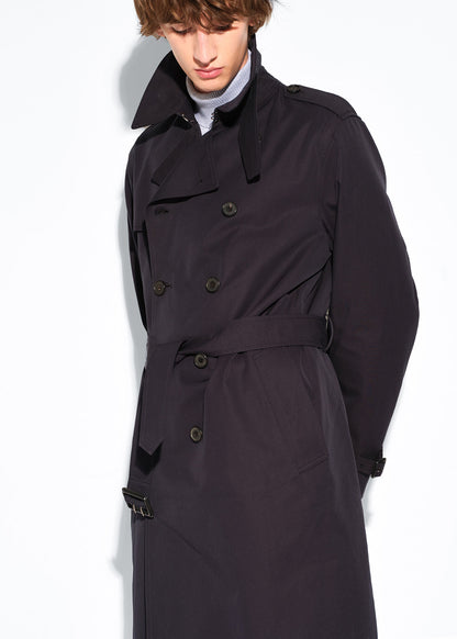Double Breasted Cotton Trench Coat - Paul Stuart Hot Sale