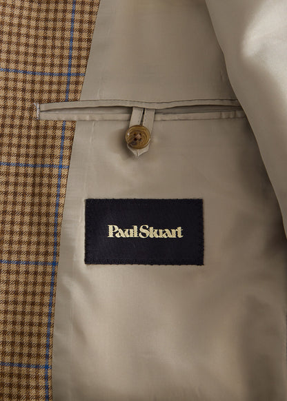 Deco Plaid Wool Jacket - Paul Stuart Deals