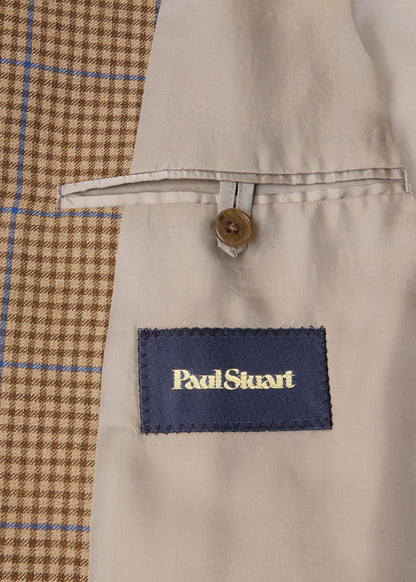 Deco Plaid Wool Jacket - Paul Stuart Deals