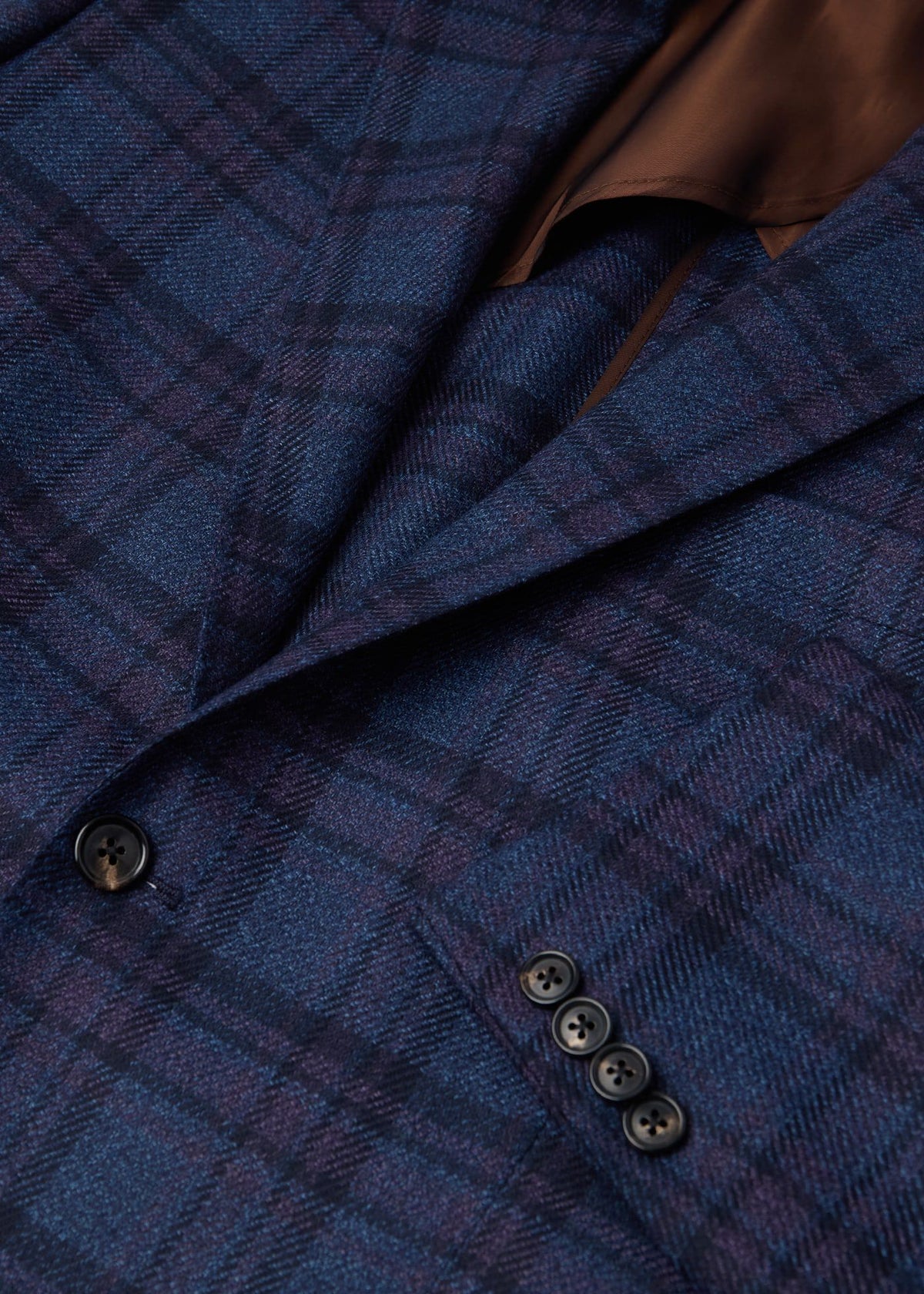 Wool-Silk Plaid Sport Coat - Paul Stuart Deals