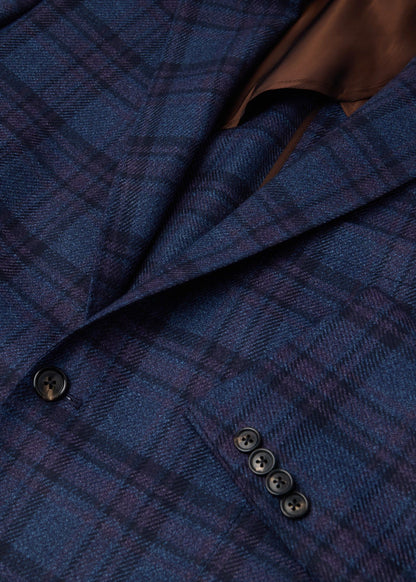 Wool-Silk Plaid Sport Coat - Paul Stuart Deals