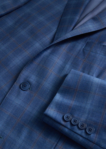 All Year Wool Plaid Jacket - Paul Stuart Premium