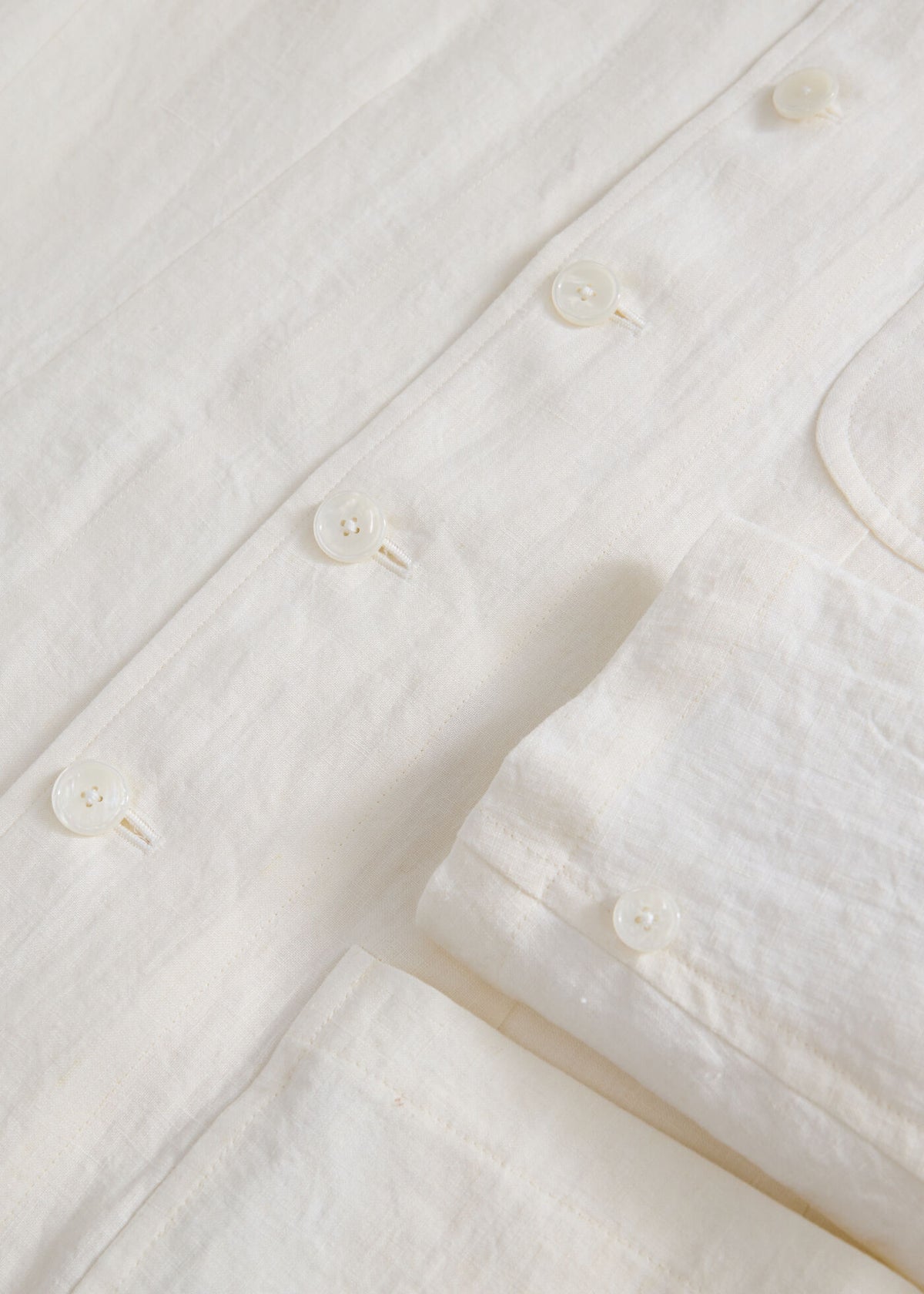 Linen Stand Collar Jacket - Paul Stuart Trending