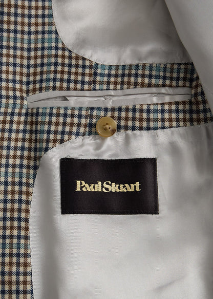 Cashmere & Silk Plaid Jacket - Paul Stuart Everyday