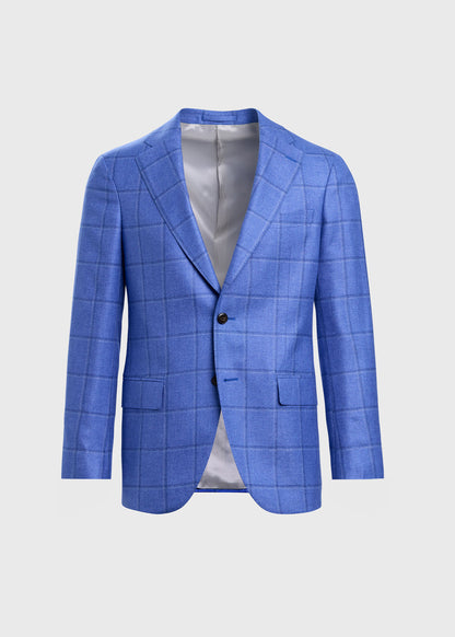 Silk & Cashmere Deco Windowpane Jacket - Paul Stuart Everyday