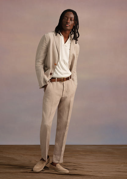 Washed Linen Jacket - Paul Stuart Signature