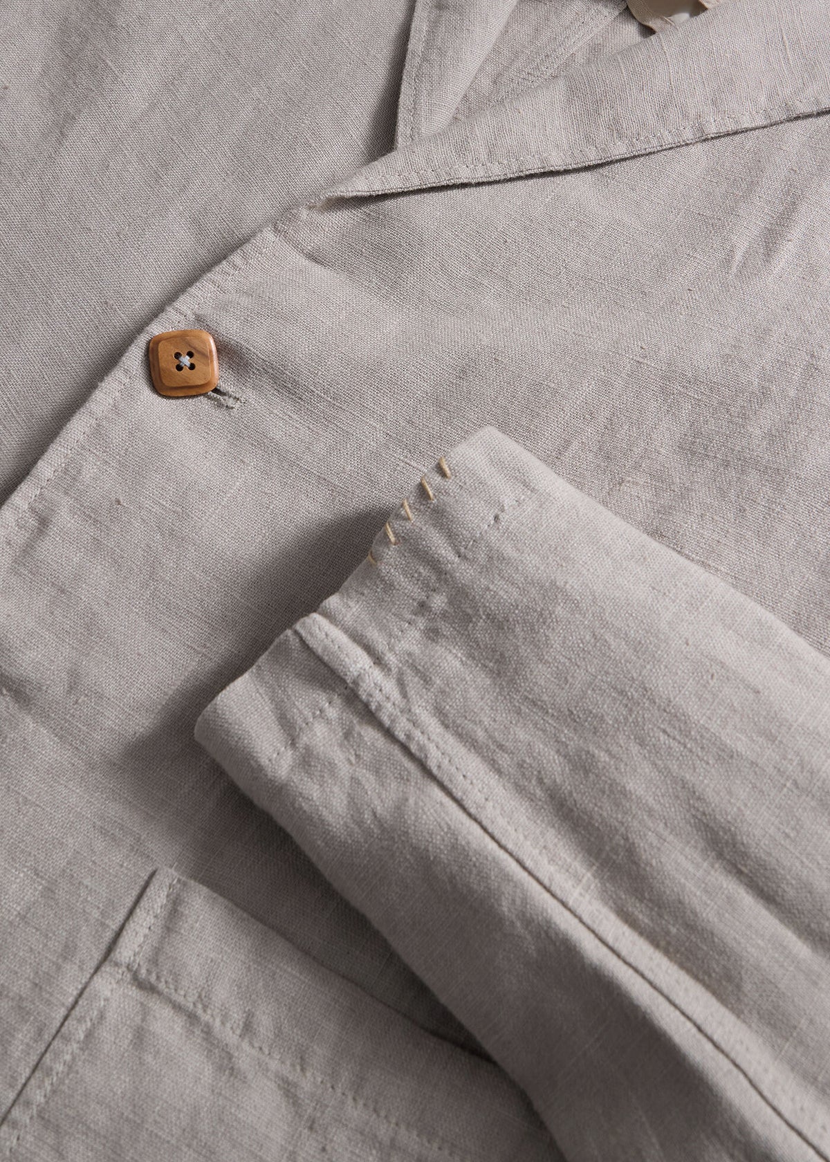 Washed Linen Jacket - Paul Stuart Signature