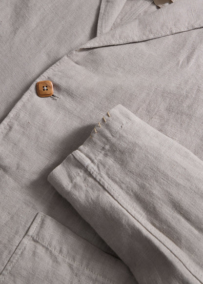 Washed Linen Jacket - Paul Stuart Signature